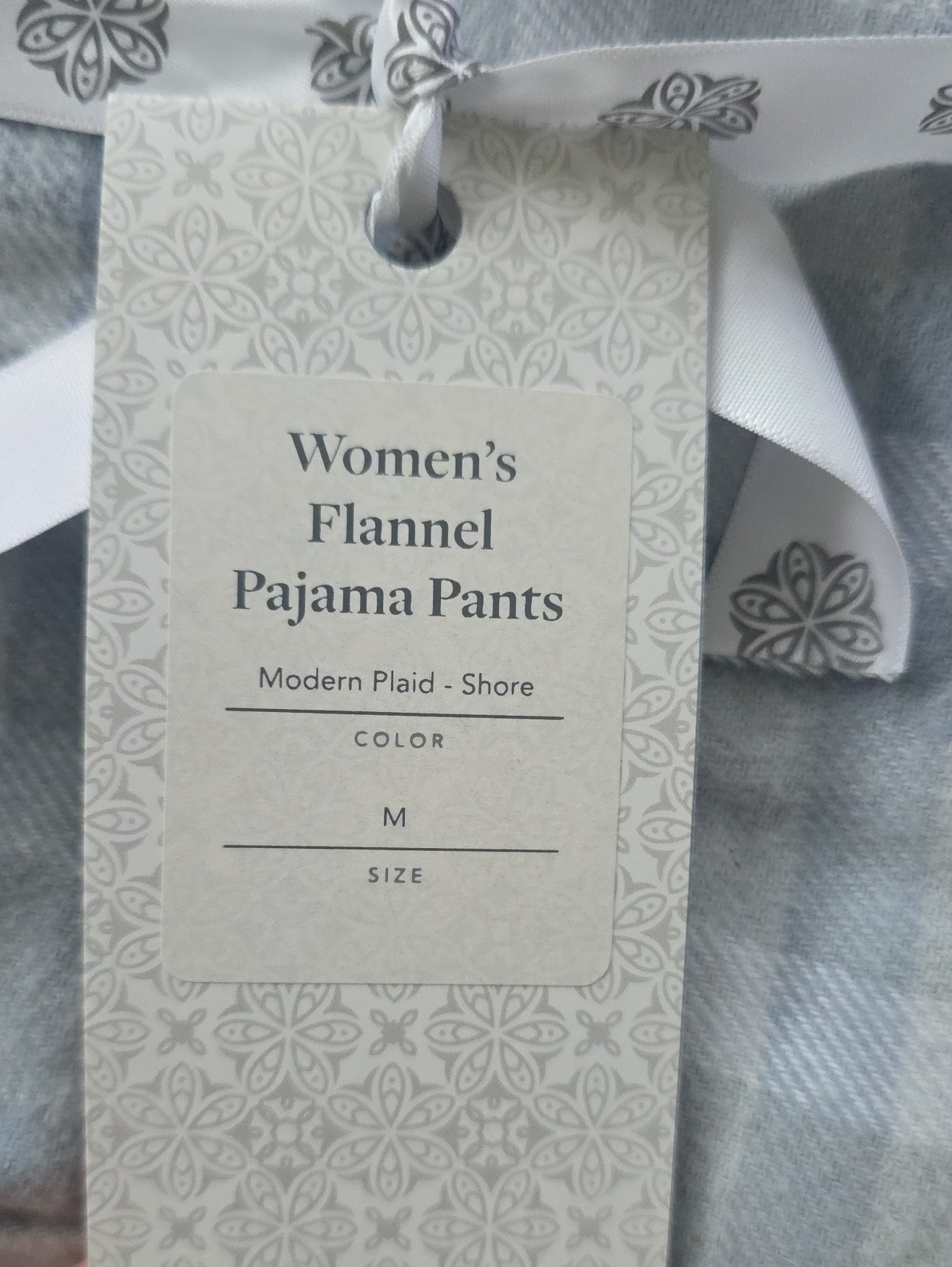 Nwt Boll & Branch Womens Flannel Pajama Pants Size Medium — image 2 of 5